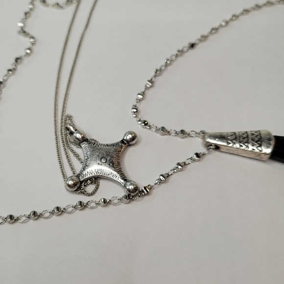 NWT Free People Route 66 layered necklace - Picture 5 of 7